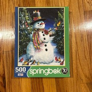 500 Piece Snowman Christmas Puzzle
